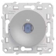 Розетка ТВ Odace алюминий