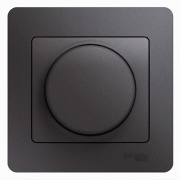 Светорегулятор (диммер) LED RC 630Вт/ВА в сборе SE Glossa, графит