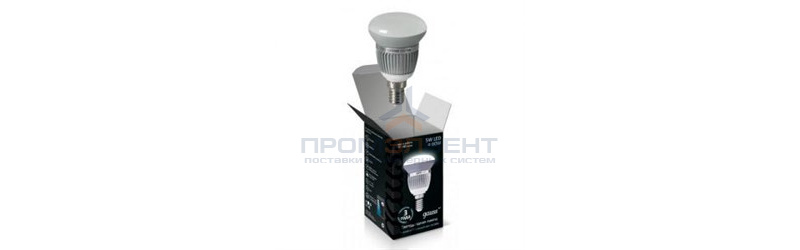 Лампа Gauss LED E14 6.5W SMD R50 AC220-240V 4100K FROST диммируемая  1/10/100