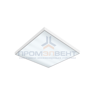 Светодиодный светильник "ВАРТОН" офисный встраиваемый/накладной 595*595*50мм 36 ВТ 6500К диммируемый по DALI