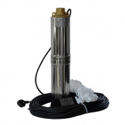 Насос скважинный Водолей БЦПЭУ 0,32-25 У (0,44 кВт,однофазный, Qmax 1,2 л/мин, Hmax 36м, кабель 25м)