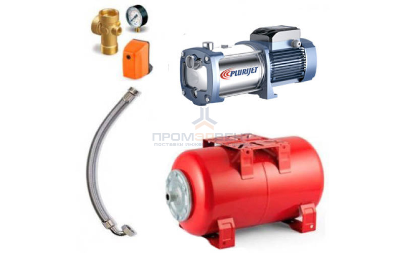 Насосная станция Pedrollo HYDROFRESH PLURIJETm 5/90-N-50CL - 1,10 кВт (Qmax 80 л/мин, с/х)