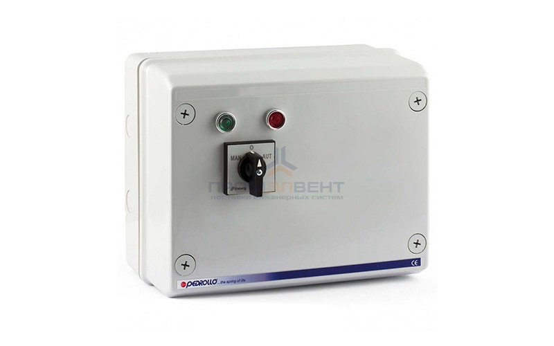 Пульт управления Pedrollo QSM 050 - 0,37 кВт (однофазный, 16 мкФ, 5 А)