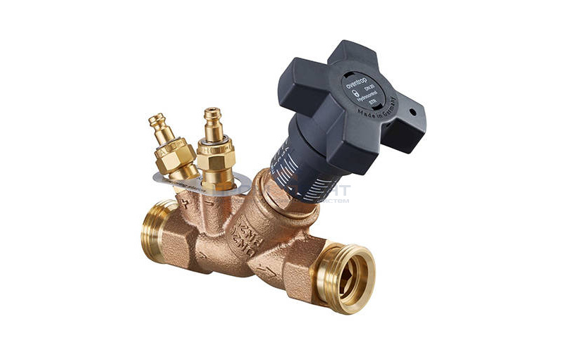 Вентиль регулирующий Oventrop Hydrocontrol STR (25 бар) - Ду20 LF (со стяжным кольцом Regusol)