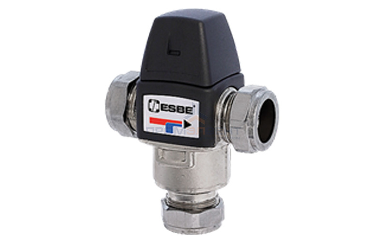 Клапан термостатический смесительный ESBE VTA333 - 22 мм (НГ, PN10, регулировка 35-60°C, KVS 1.2)