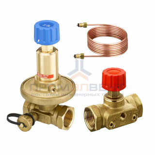 Комплект клапанов Danfoss APT 1/2" и CDT 1/2" (ВР/ВР, PN16, Tmax 120°C)