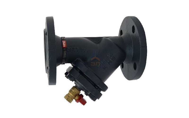 Фильтр грубой очистки Danfoss FVF - Ду20 (Фланец/Фланец, PN16, Tmax 150°C, со сливным краном)