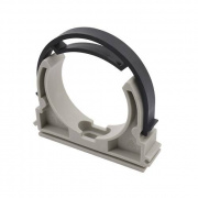 Клипса с лентой для труб FV-Plast - 40 (для полипропиленовых труб, цвет серый)