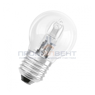 Лампа галогенная шарик Osram 64541 P ECO 20W (25W) 230V E27 235lm 2000h d45x74mm