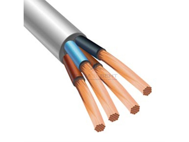 Провод соединительный ПВС 4х4,0 ГОСТ 7399 (Электрокабель НН)