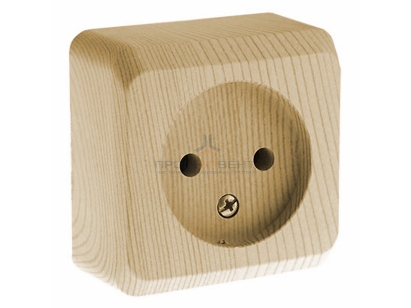 Розетка б/з Этюд cосна [уп 25 шт]