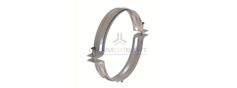 Хомут для тяжелых нагрузок 160мм, без изоляции
