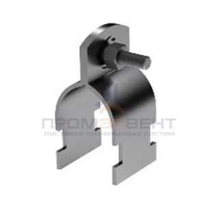 Разборный хомут для труб d 3, без изоляции