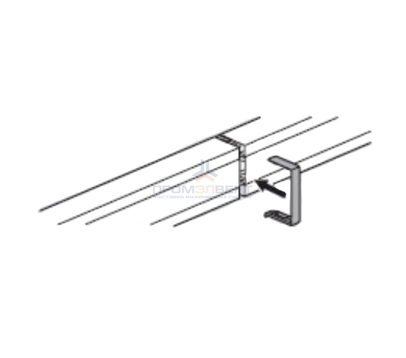 Накладка на стык 15x10мм Legrand METRA