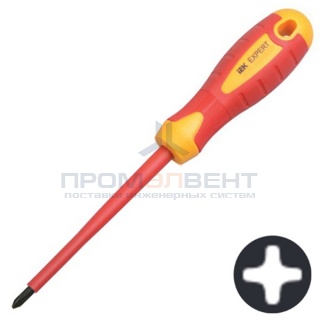 Отвертка крестовая Expert Ph2х100мм 1000В IEK