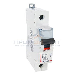 Автоматический выключатель Legrand DX3-E C2 1П 6000/6kA (автомат)