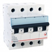 Автоматический выключатель Legrand TX3 C63A 4П 6kA (автомат)