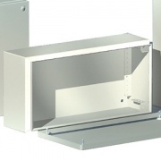 Сварной металлический корпус CDE, 600х200х120 мм, с фланцами, IP55