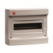 Щиток настен. без дверцы 12мод., IP40, серый, с усил. клеммн.блоком в компл. 1х87312