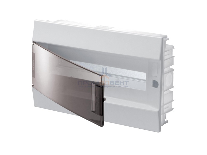 Бокс в нишу ABB Mistral41 18М прозрачная дверь c клеммным блоком