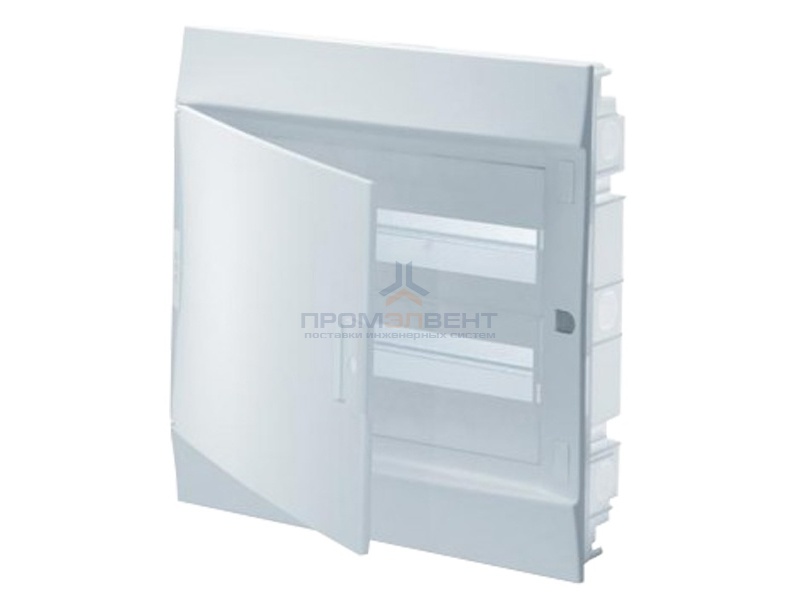 Бокс в нишу ABB Mistral41 36М (2x18) непрозрачная дверь c клеммным блоком