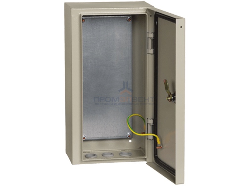 Щит металлический влагозащищенный ЩМП-4.2.1-0 74 У2 IP54, с монтажной платой  400х210х150 ИЭК